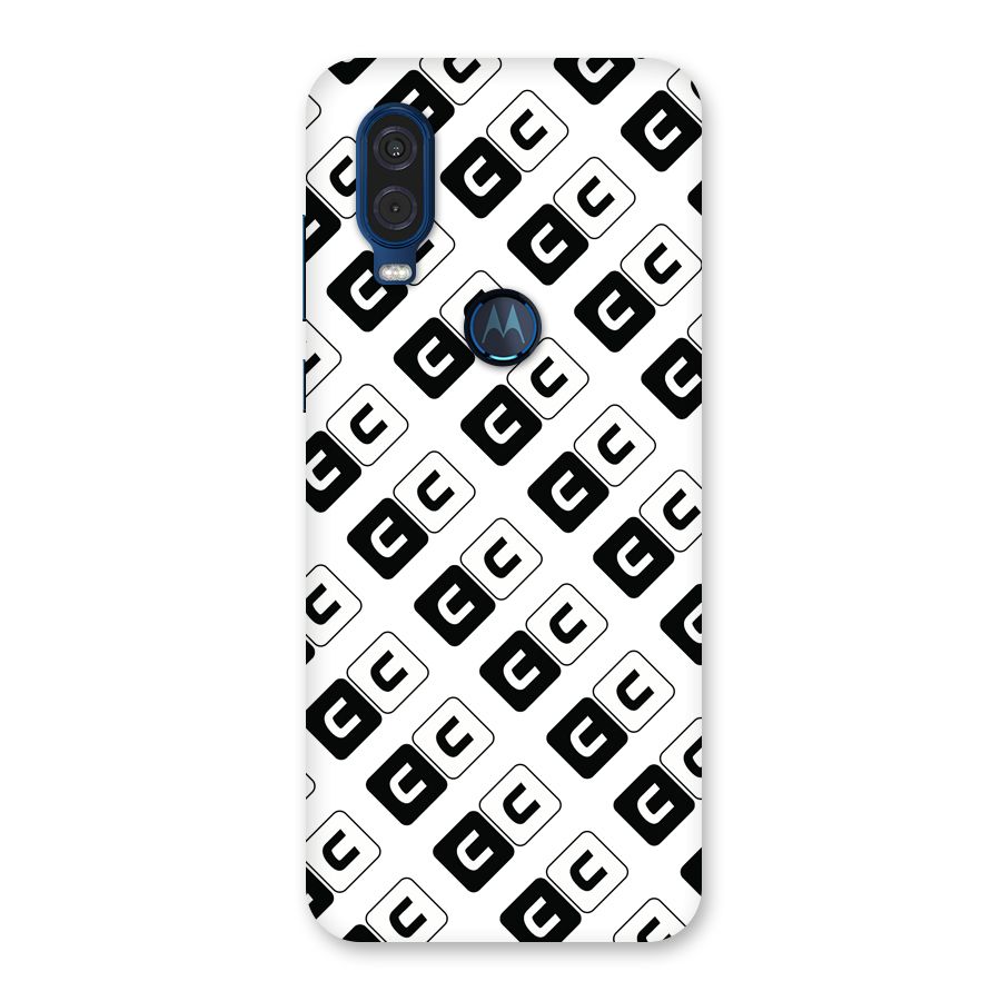 CoversCart Diagonal Banner Back Case for Motorola One Vision