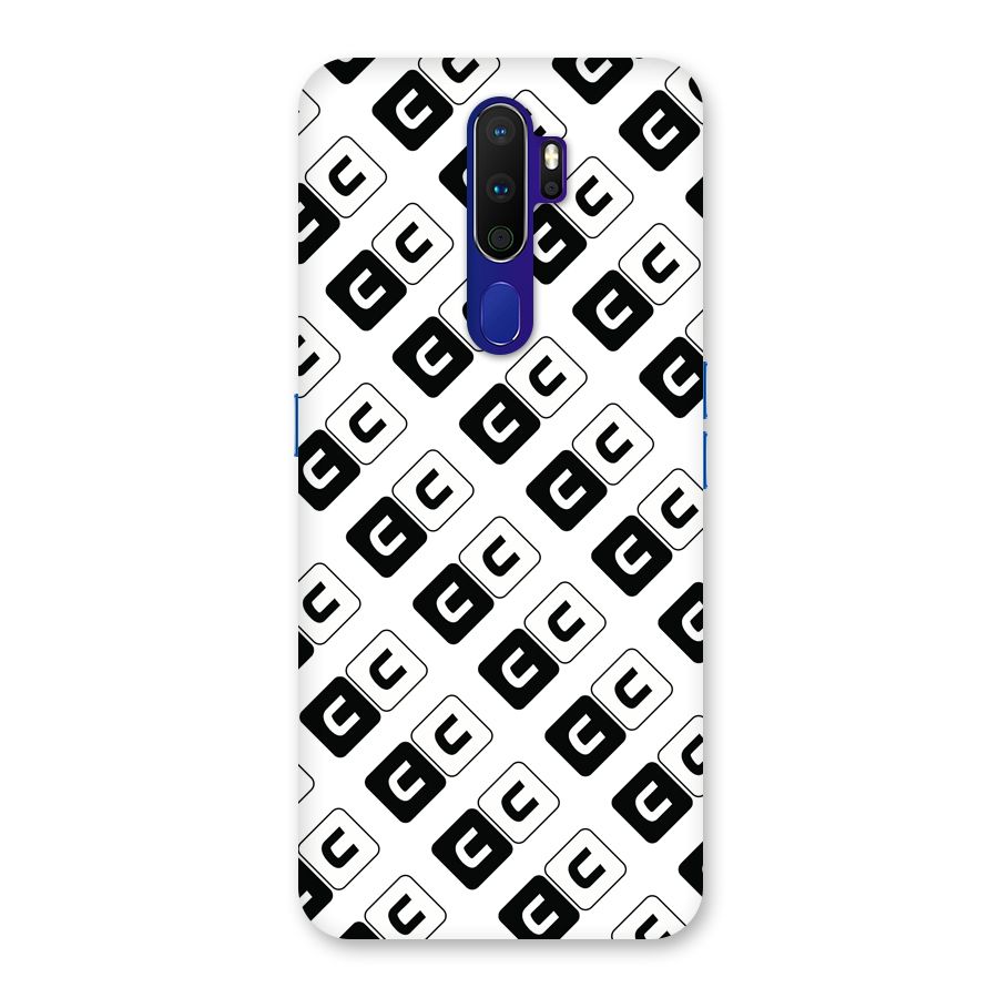 CoversCart Diagonal Banner Back Case for Oppo A9 (2020)