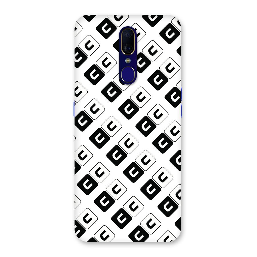 CoversCart Diagonal Banner Back Case for Oppo F11