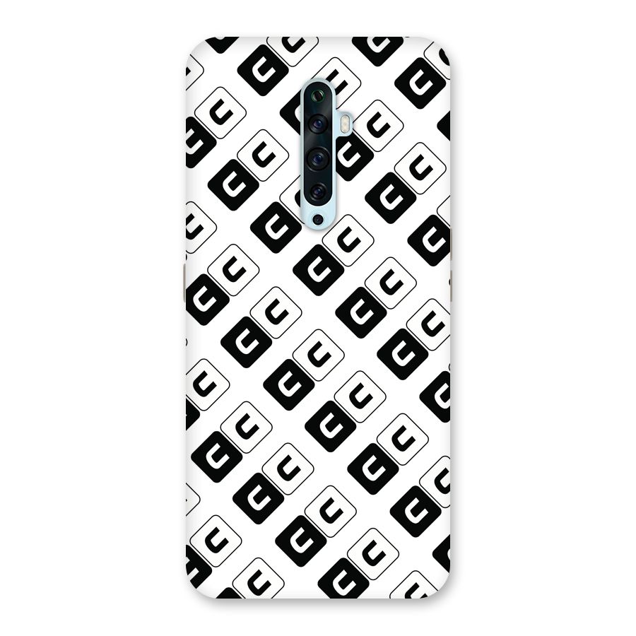 CoversCart Diagonal Banner Back Case for Oppo Reno2 F