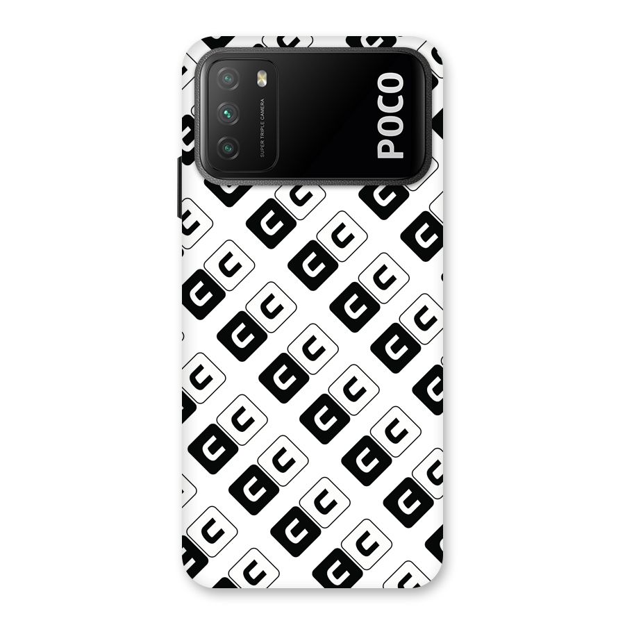 CoversCart Diagonal Banner Back Case for Poco M3