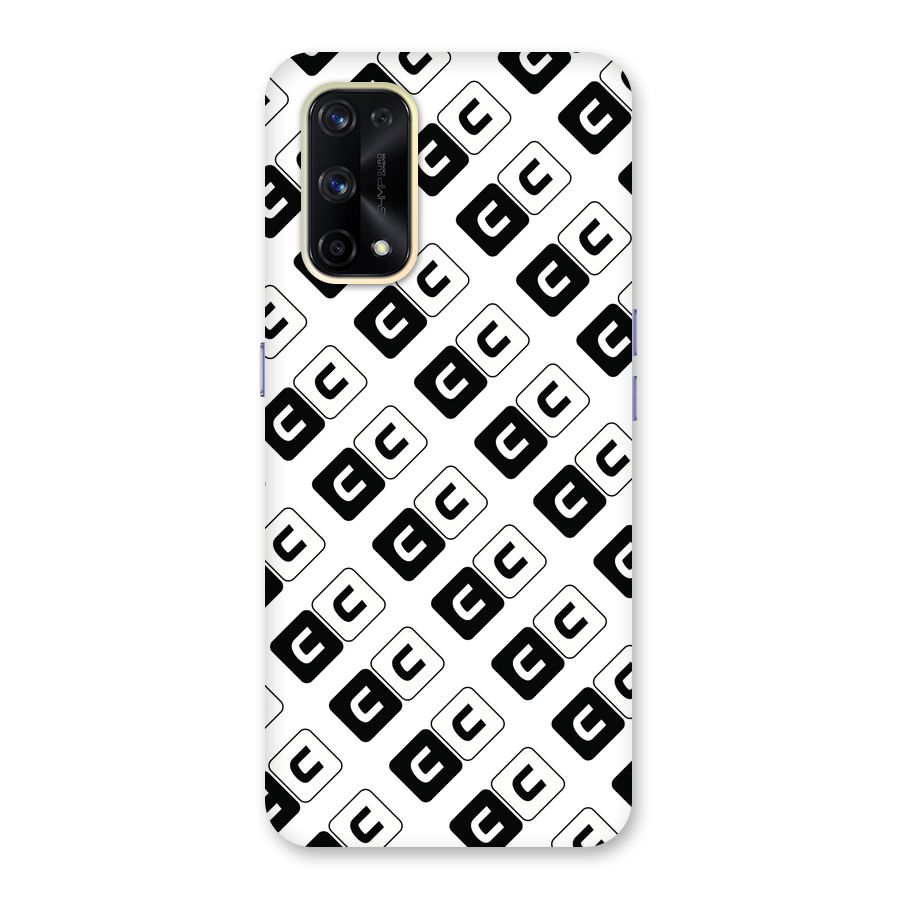 CoversCart Diagonal Banner Glass Back Case for Realme X7 Pro