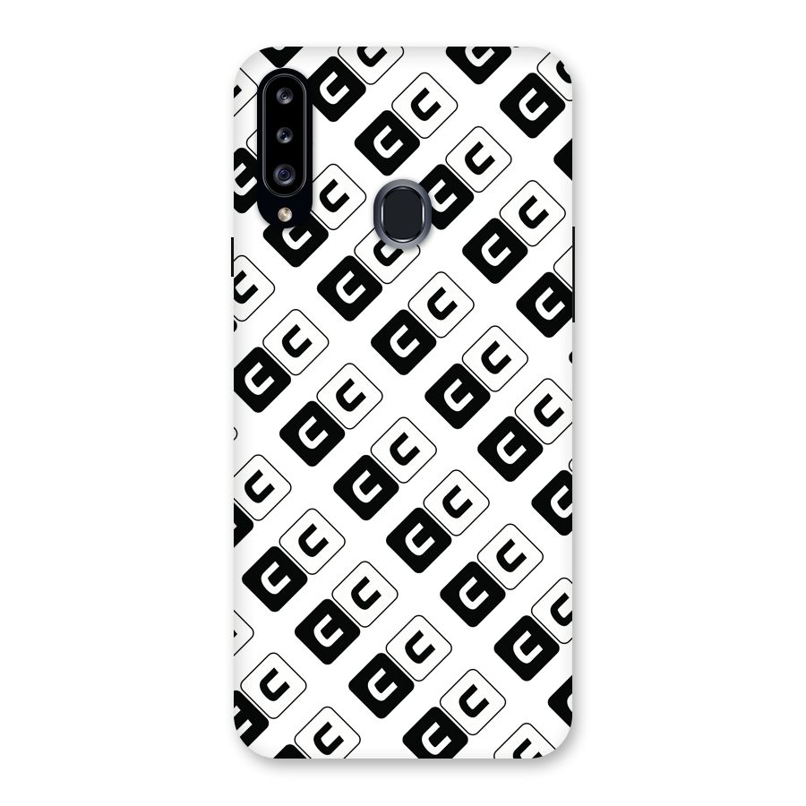 CoversCart Diagonal Banner Back Case for Samsung Galaxy A20s