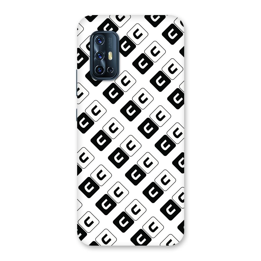 CoversCart Diagonal Banner Back Case for Vivo V17