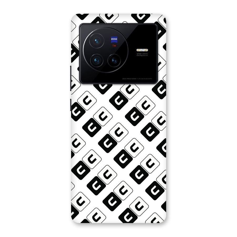 CoversCart Diagonal Banner Back Case for Vivo X80