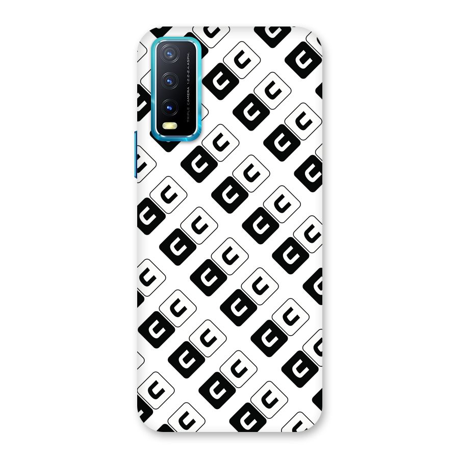 CoversCart Diagonal Banner Back Case for Vivo Y20A