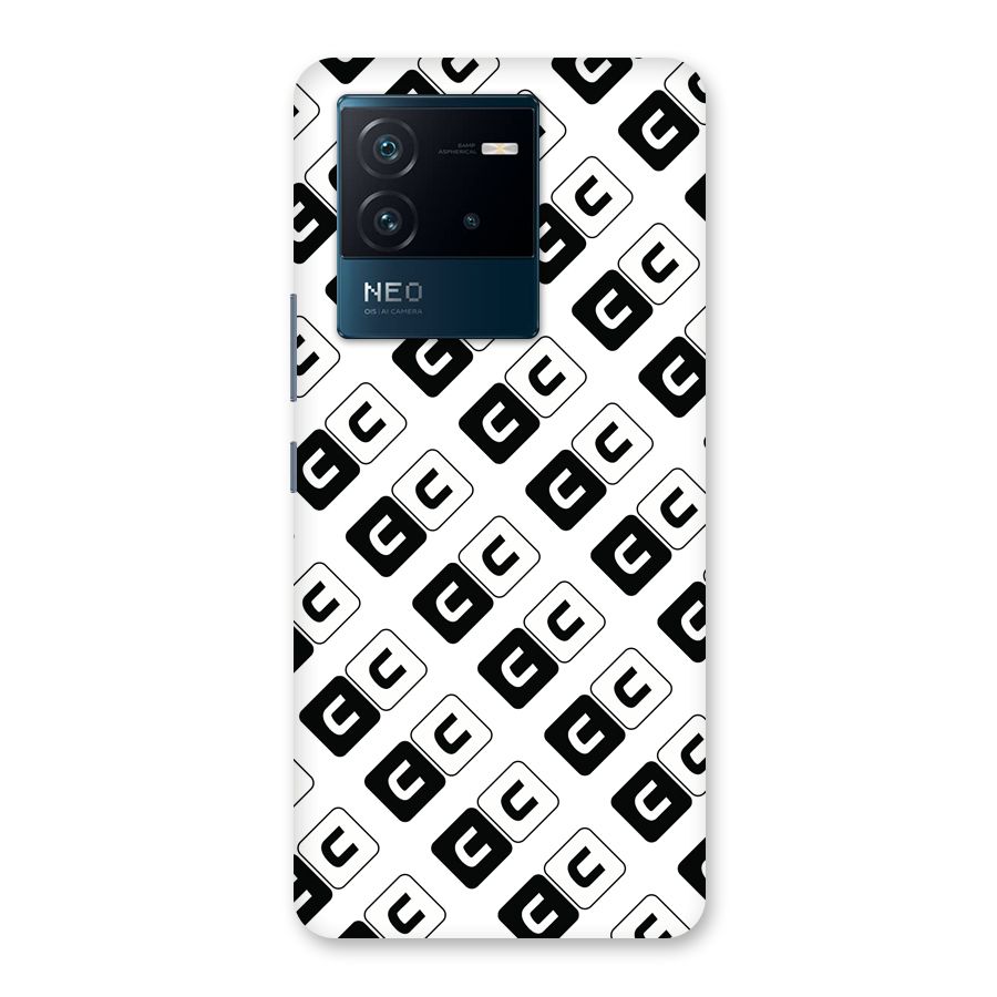 CoversCart Diagonal Banner Back Case for Vivo iQOO Neo 6 5G
