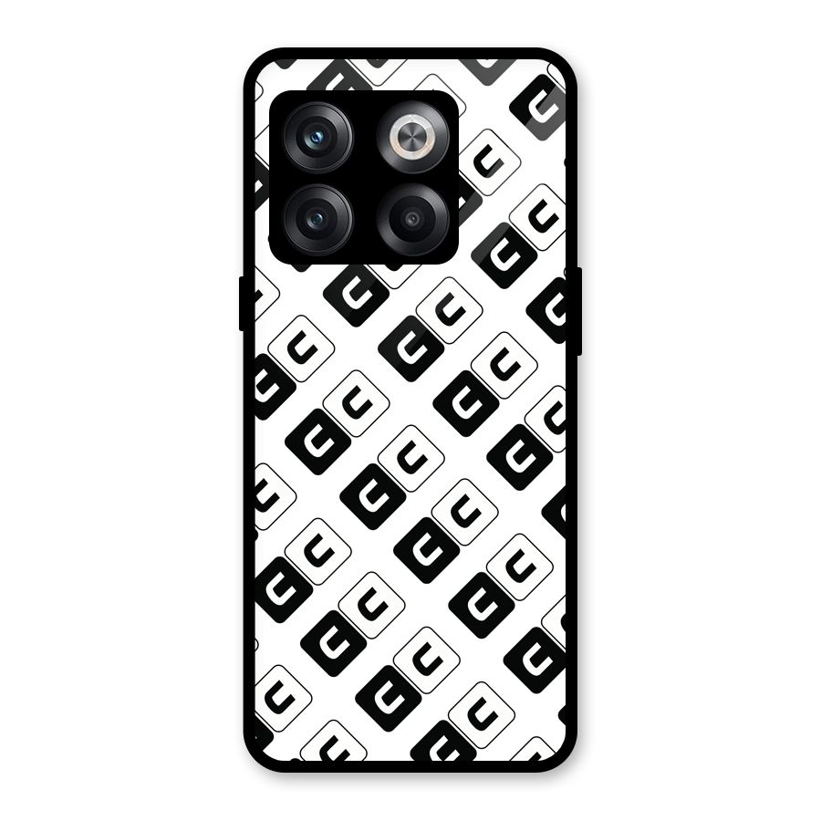 CoversCart Diagonal Banner Glass Back Case for OnePlus 10T