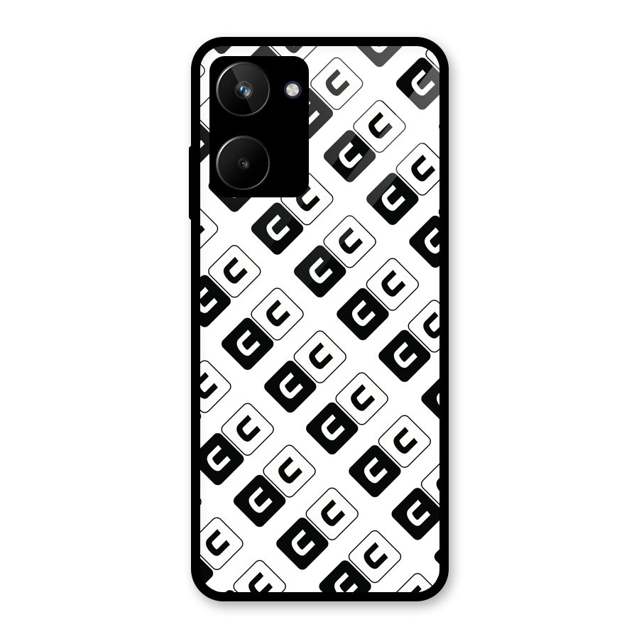 CoversCart Diagonal Banner Glass Back Case for Realme 10