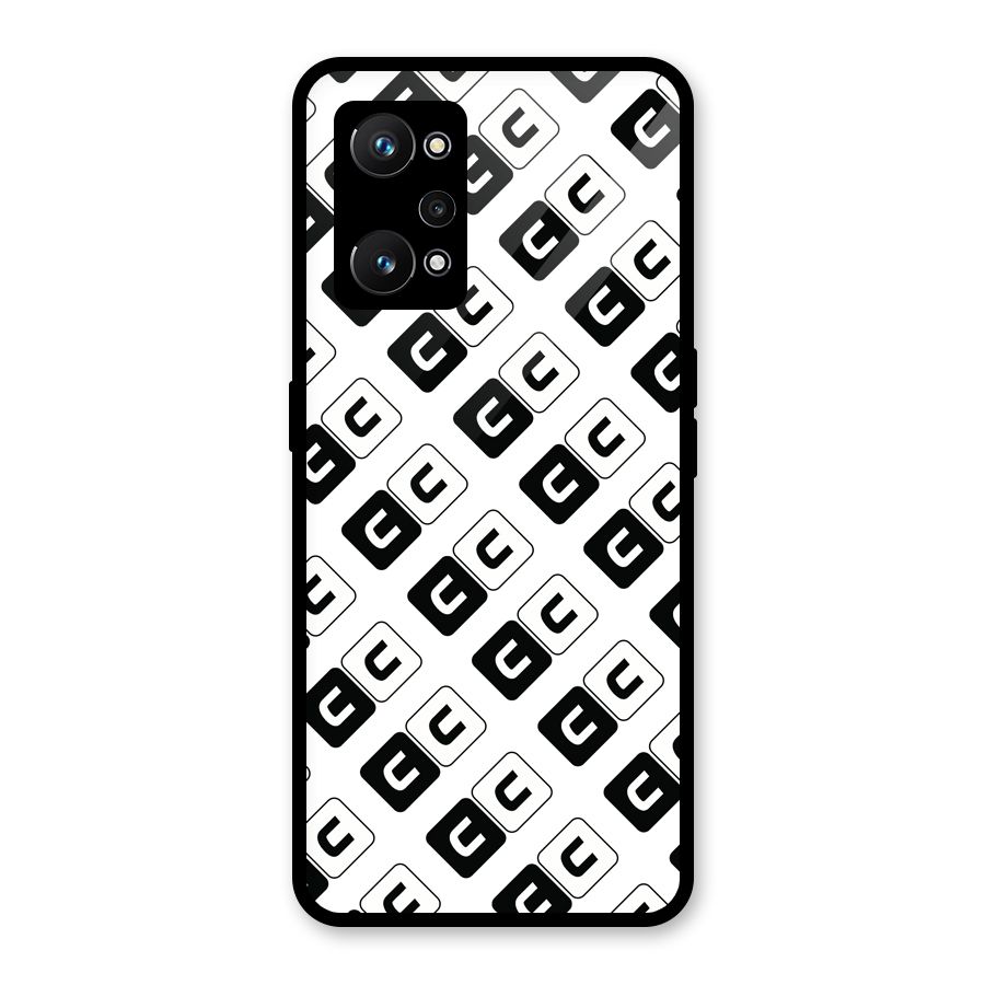 CoversCart Diagonal Banner Glass Back Case for Realme GT Neo 3T