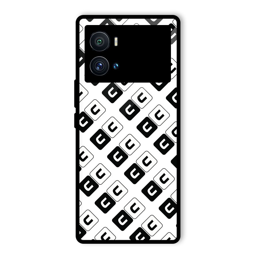 CoversCart Diagonal Banner Glass Back Case for Vivo iQOO 9 Pro