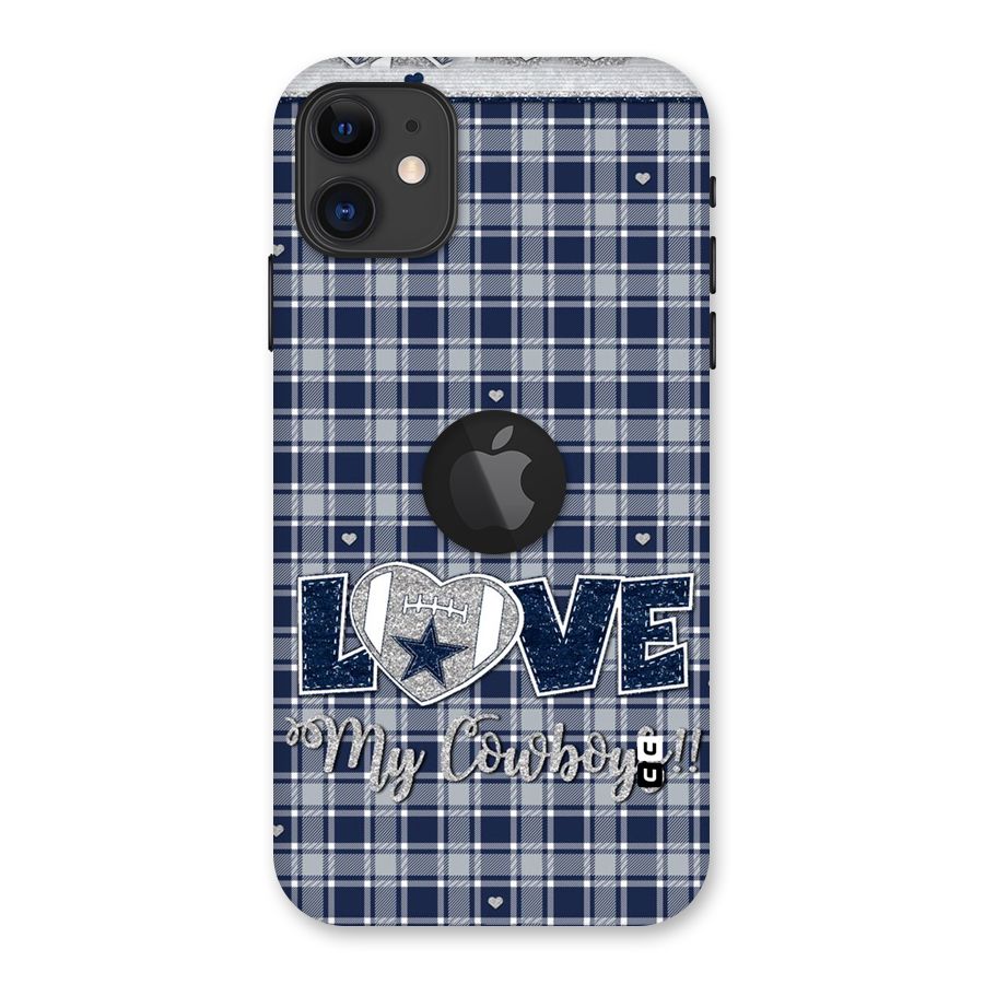 Cowboy Love Back Case for iPhone 11 Logo Cut