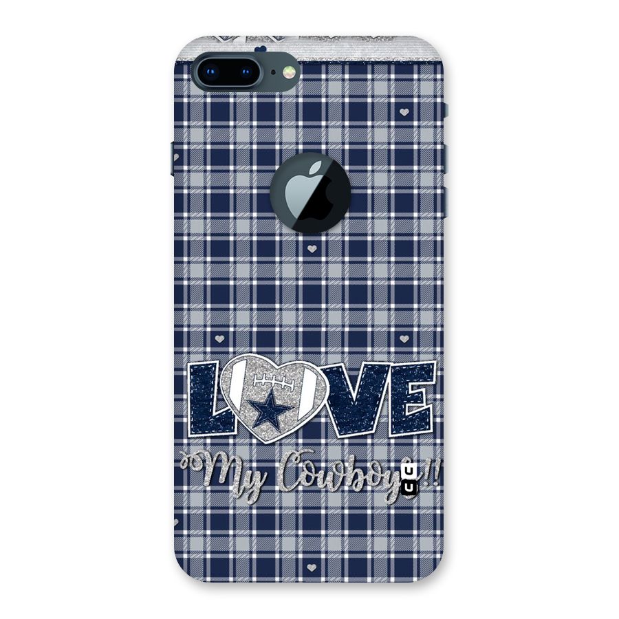 Cowboy Love Back Case for iPhone 7 Plus Logo Cut