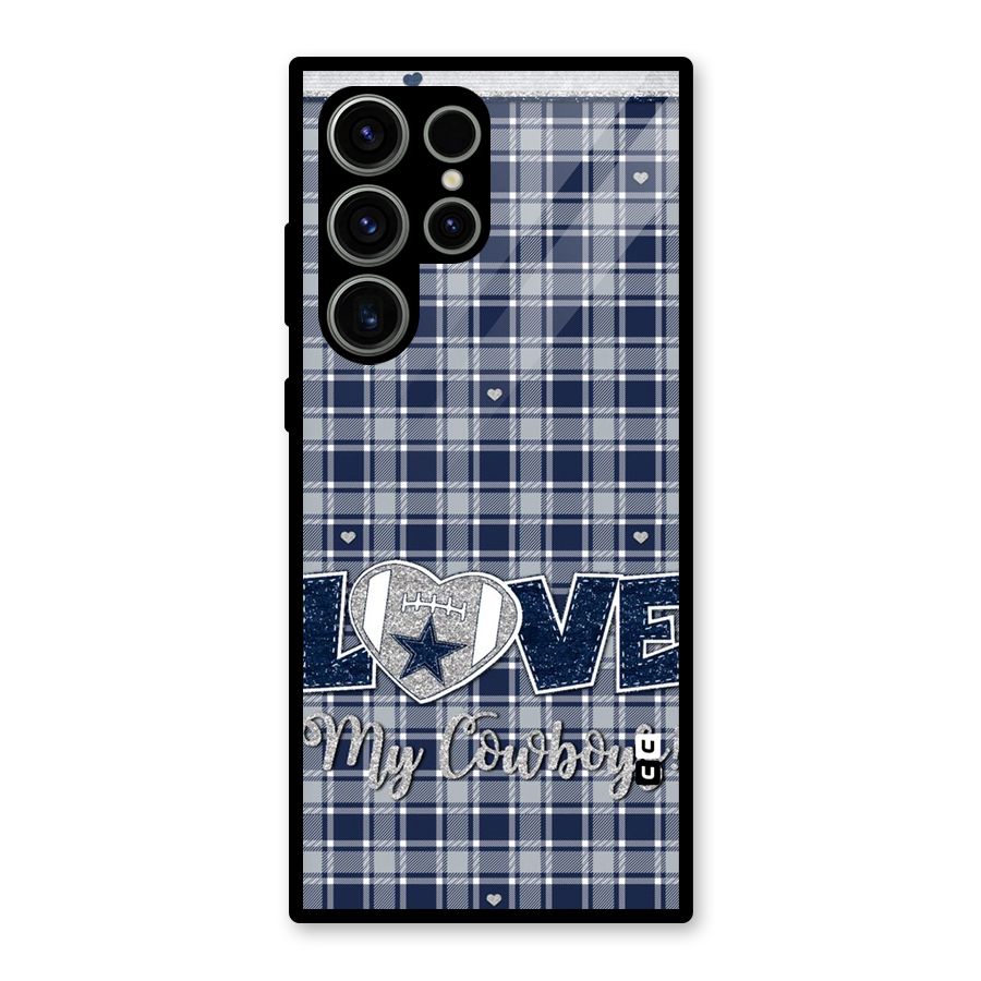 Cowboy Love Glass Back Case for Galaxy S23 Ultra