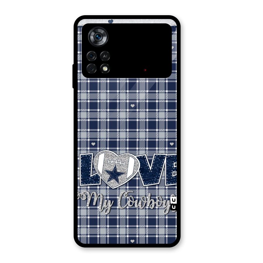 Cowboy Love Glass Back Case for Poco X4 Pro 5G