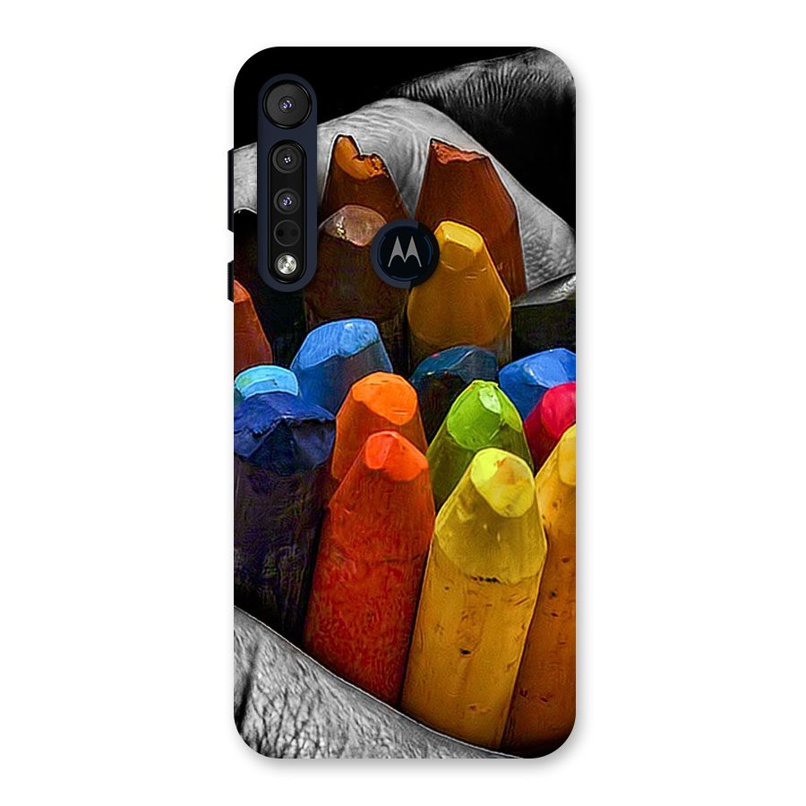 Crayons Beautiful Back Case for Motorola One Macro