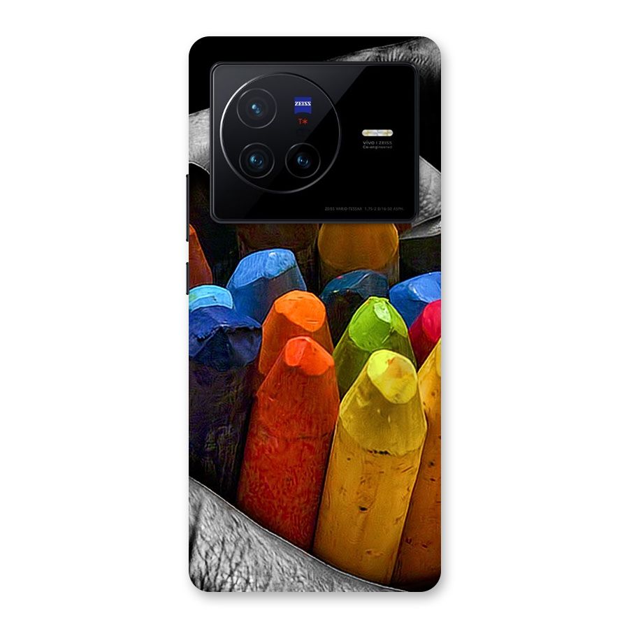 Crayons Beautiful Back Case for Vivo X80