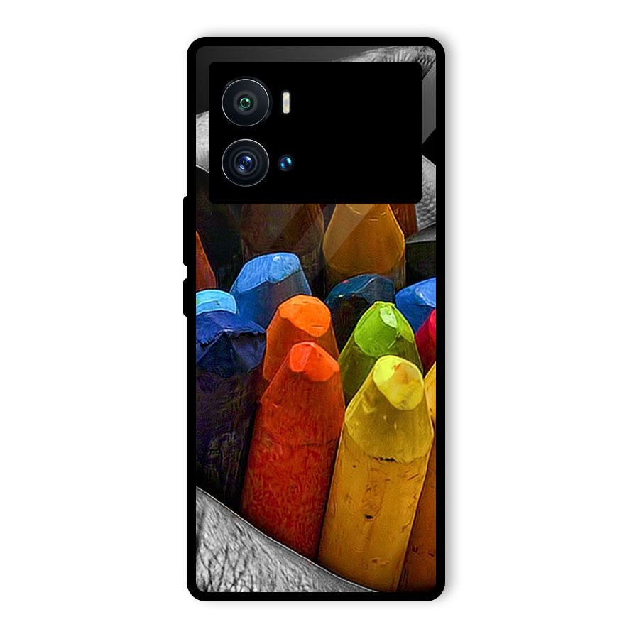 Crayons Beautiful Glass Back Case for Vivo iQOO 9 Pro