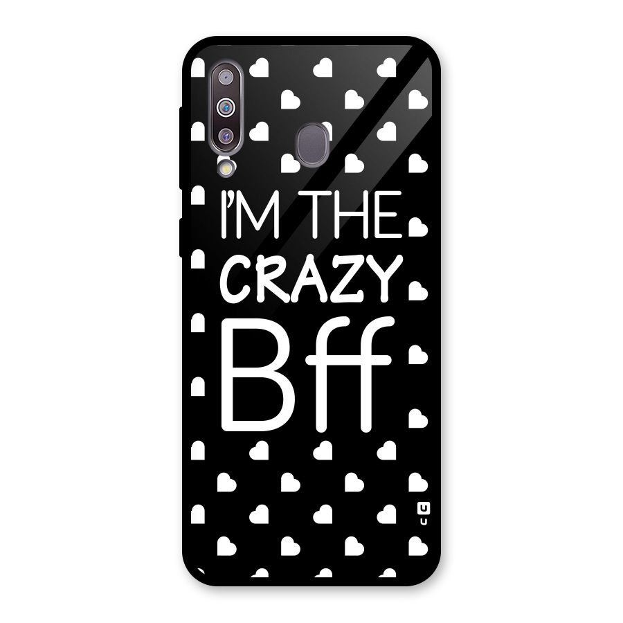 Crazy Bff Glass Back Case for Galaxy M30