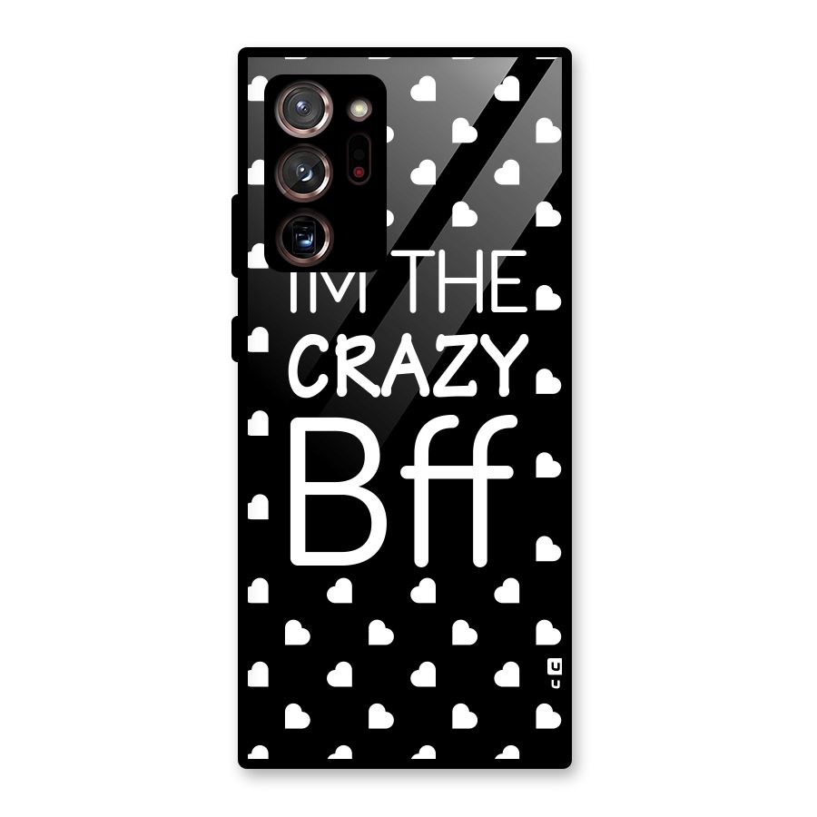 Crazy Bff Glass Back Case for Galaxy Note 20 Ultra 5G