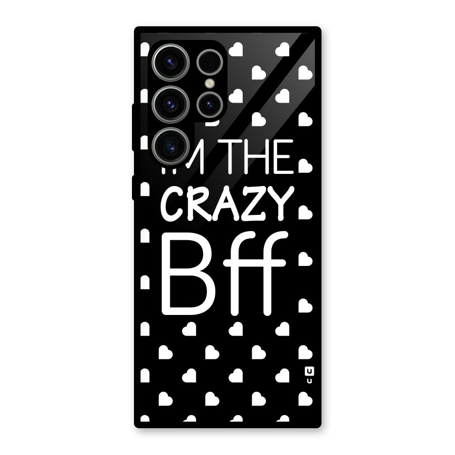 Crazy Bff Glass Back Case for Galaxy S23 Ultra
