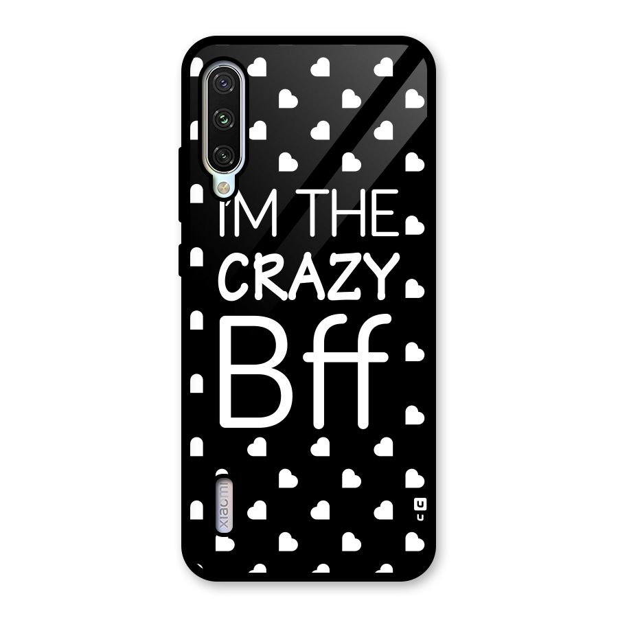 Crazy Bff Glass Back Case for Mi A3