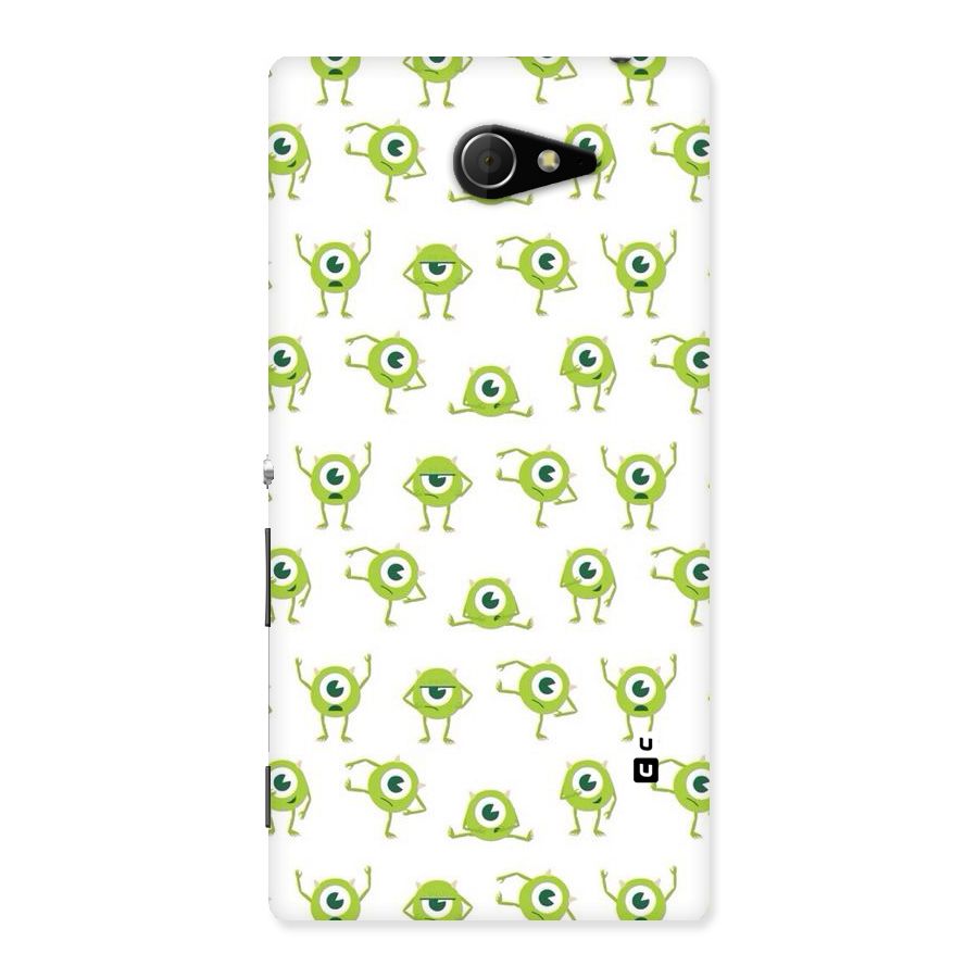 Crazy Green Maniac Back Case for Sony Xperia M2