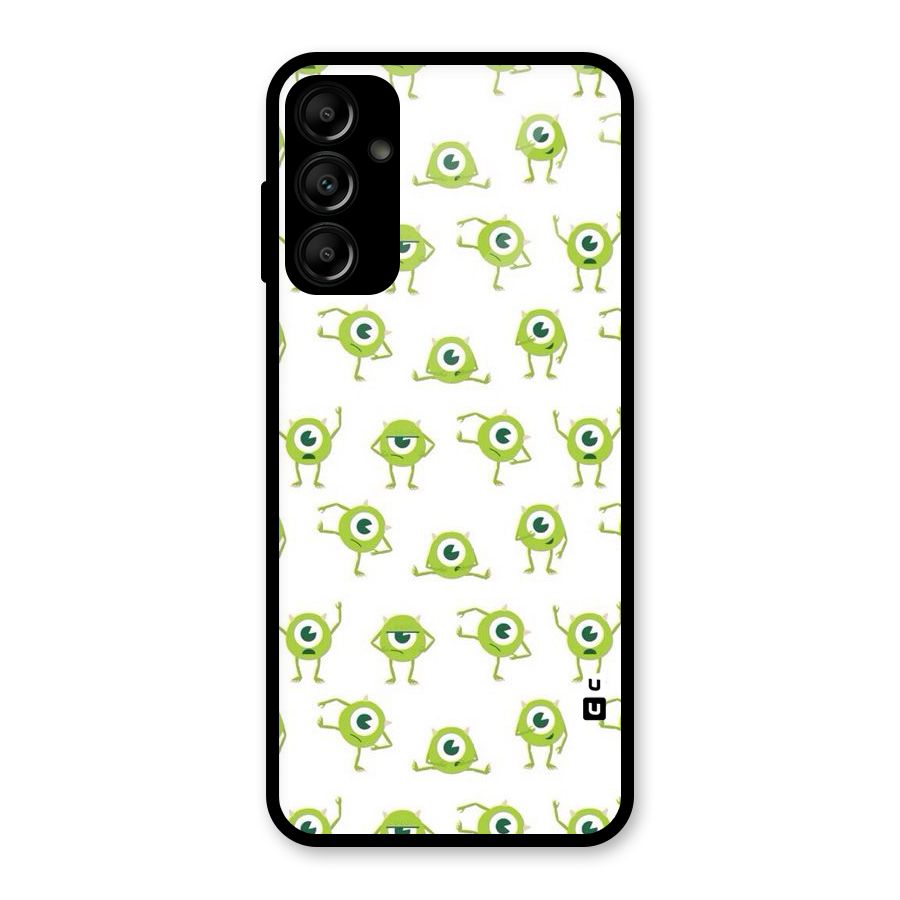 Crazy Green Maniac Glass Back Case for Galaxy A14 5G