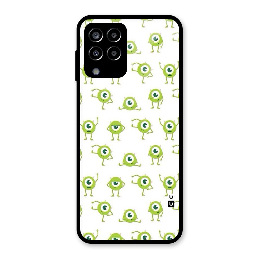 Crazy Green Maniac Glass Back Case for Galaxy M33