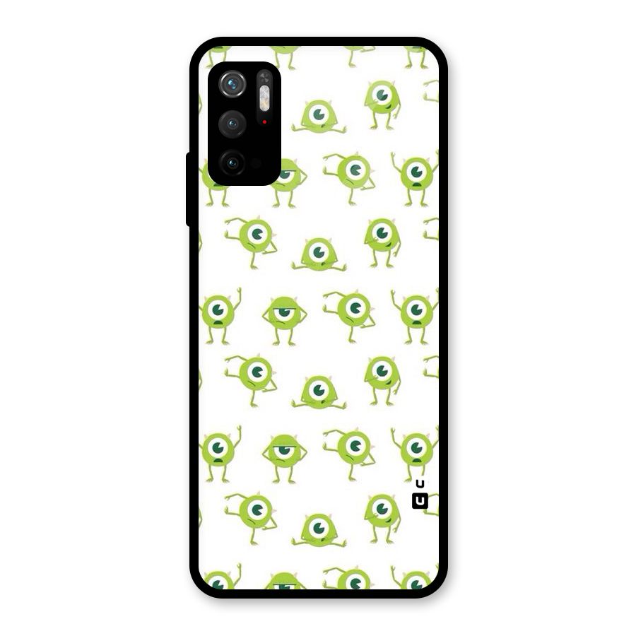 Crazy Green Maniac Glass Back Case for Poco M3 Pro 5G