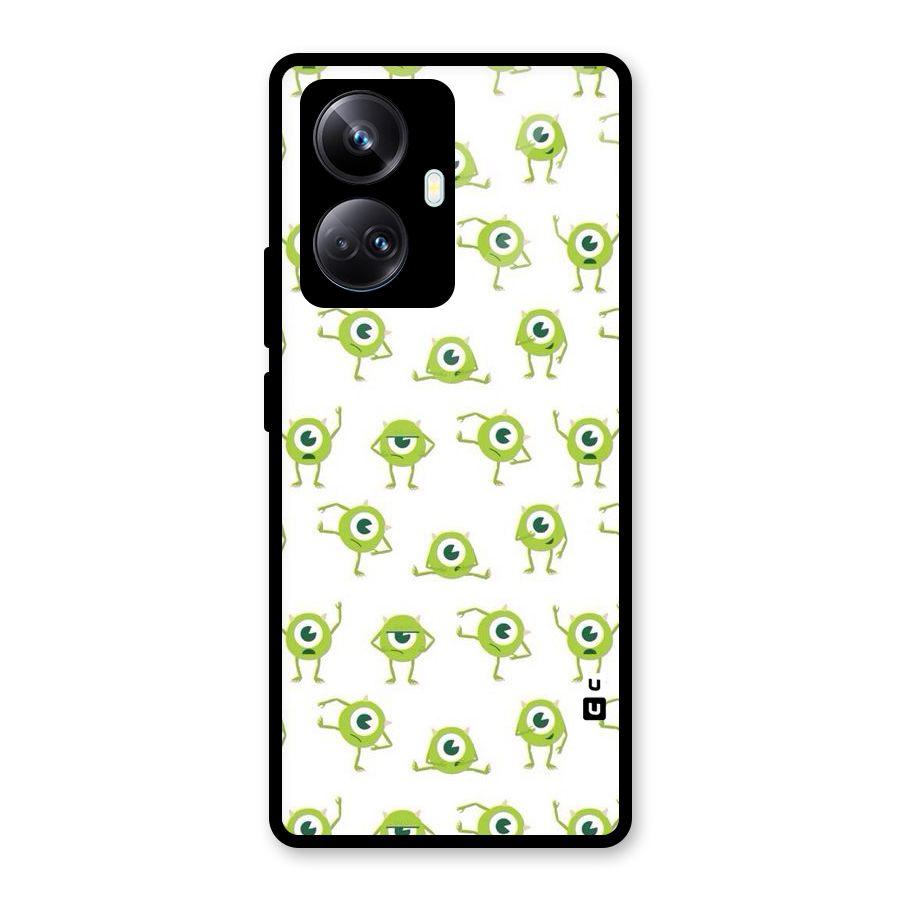 Crazy Green Maniac Glass Back Case for Realme 10 Pro Plus