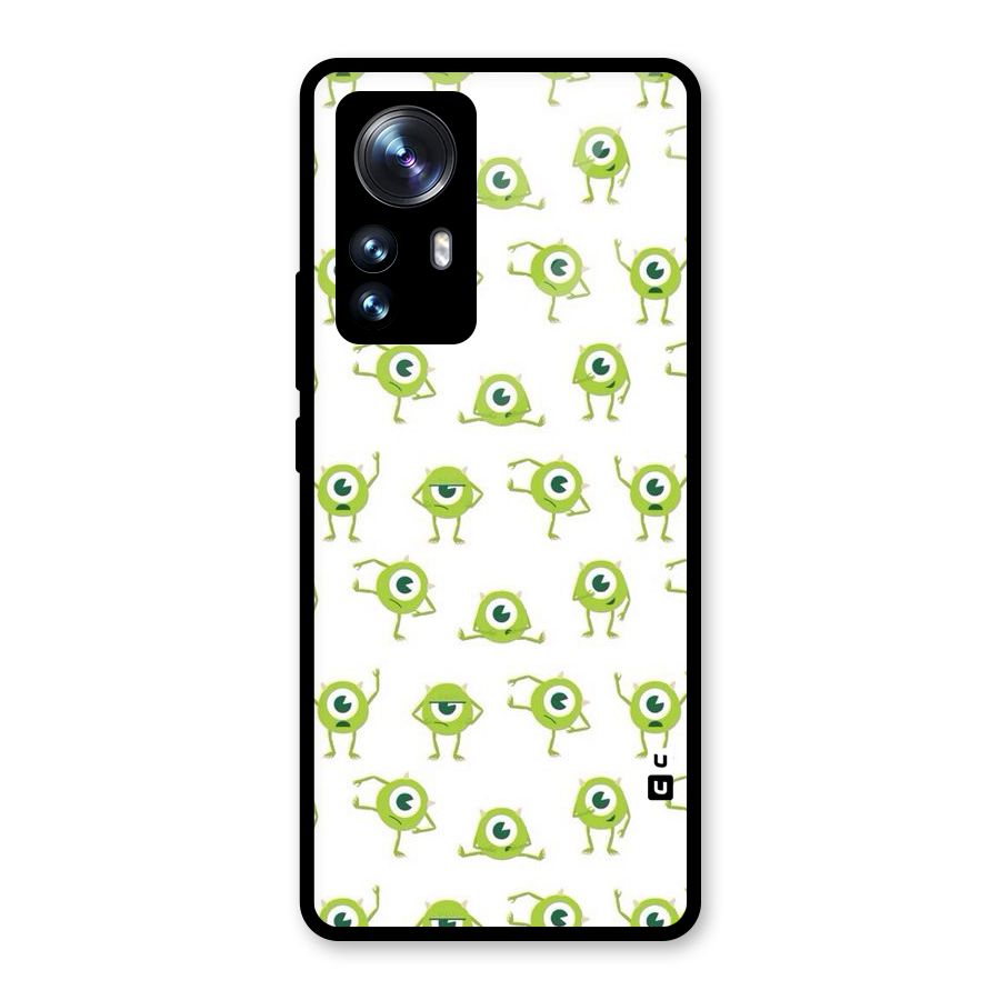 Crazy Green Maniac Glass Back Case for Xiaomi 12 Pro