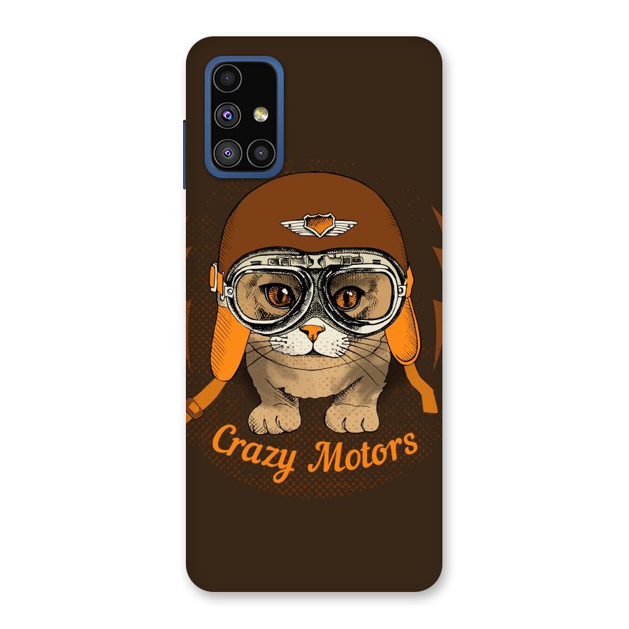 Crazy cat Back Case for Galaxy M51