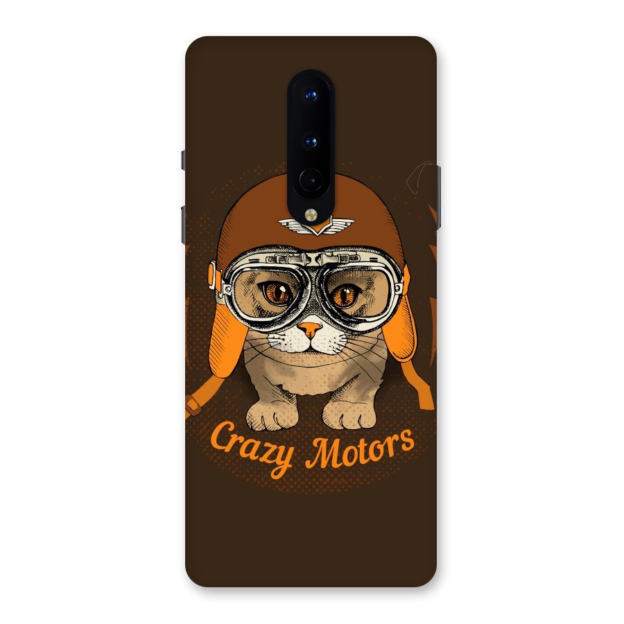 Crazy cat Back Case for OnePlus 8