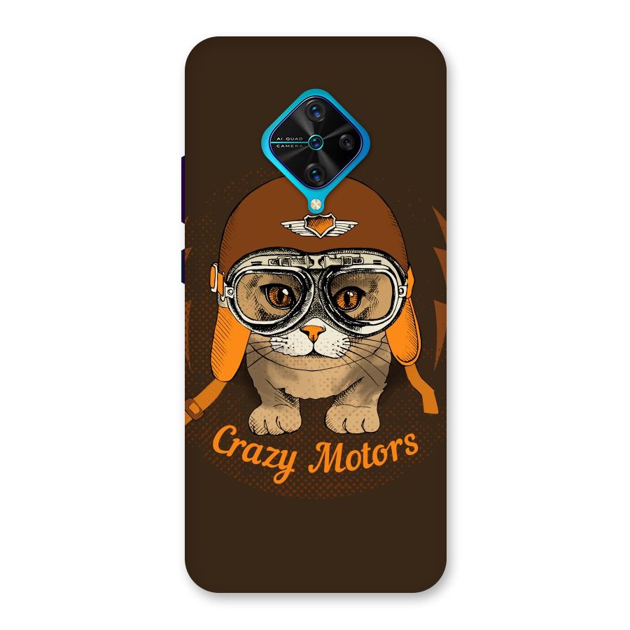 Crazy cat Back Case for Vivo S1 Pro