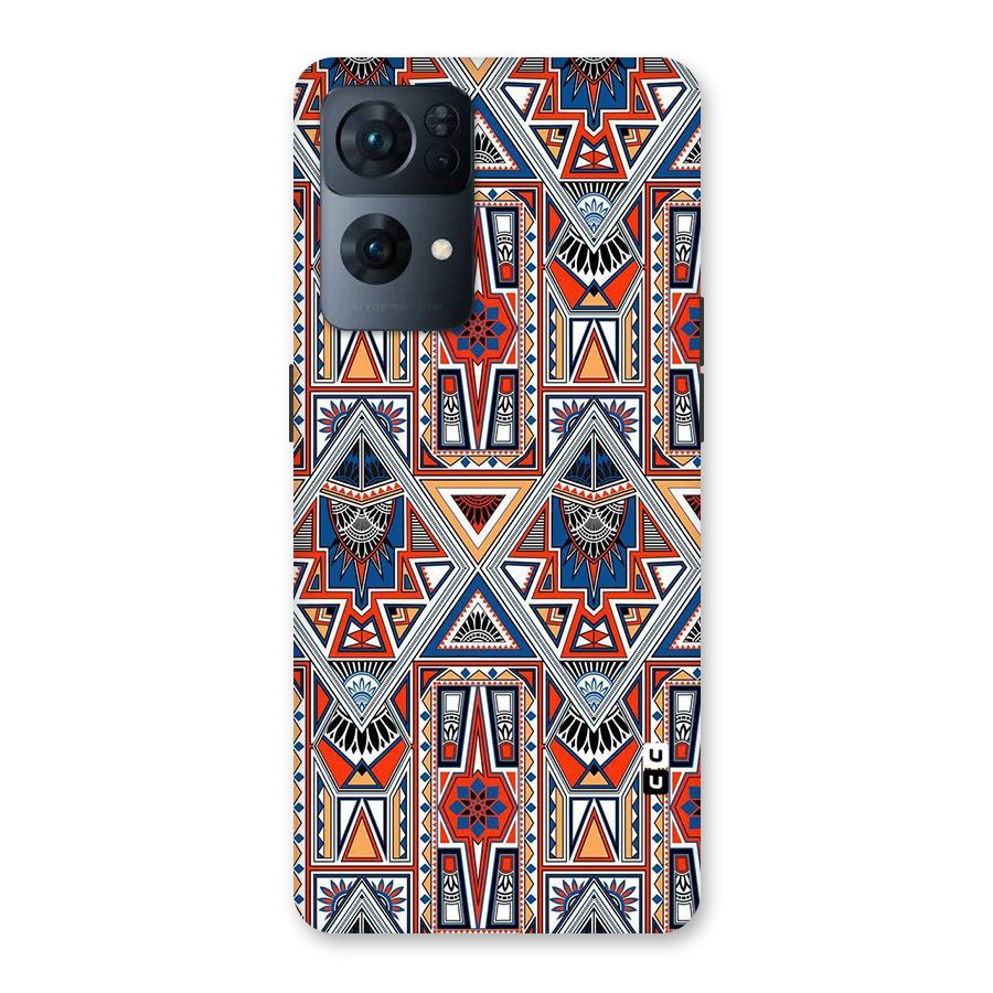 Creative Aztec Art Back Case for Oppo Reno7 Pro 5G