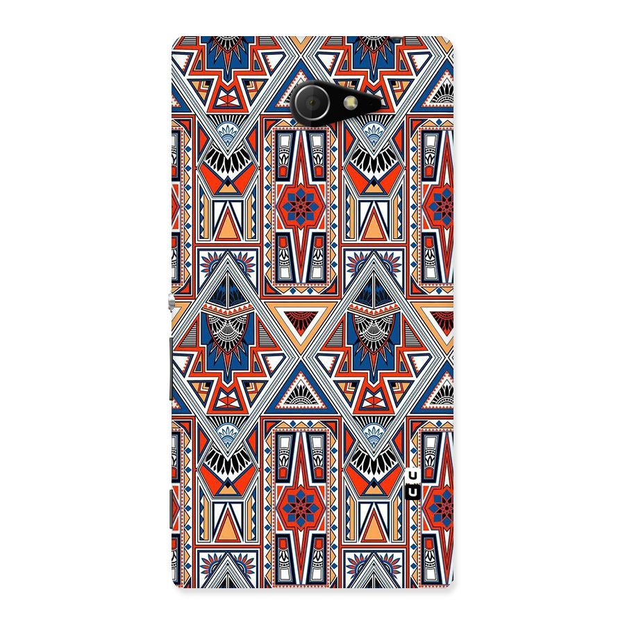 Creative Aztec Art Back Case for Sony Xperia M2