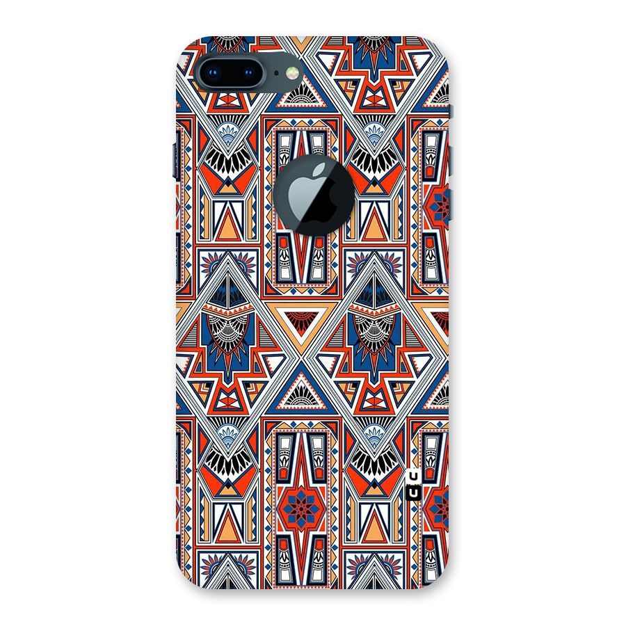 Creative Aztec Art Back Case for iPhone 7 Plus Logo Cut