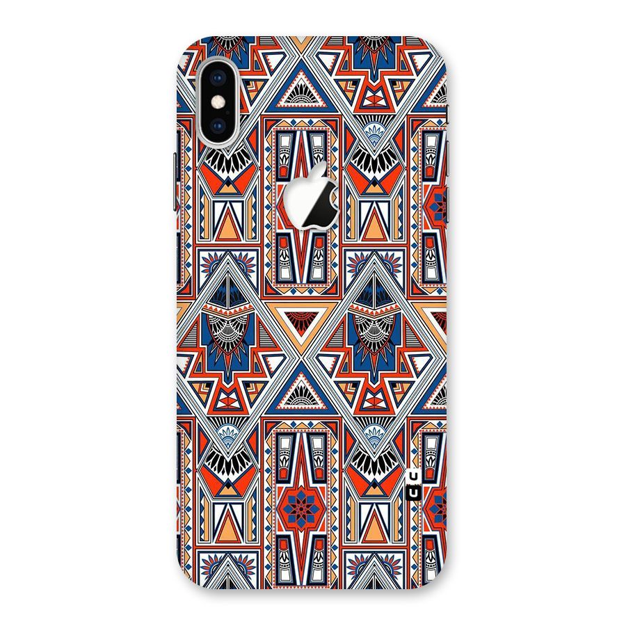 Creative Aztec Art Back Case for iPhone XS Max Apple Cut