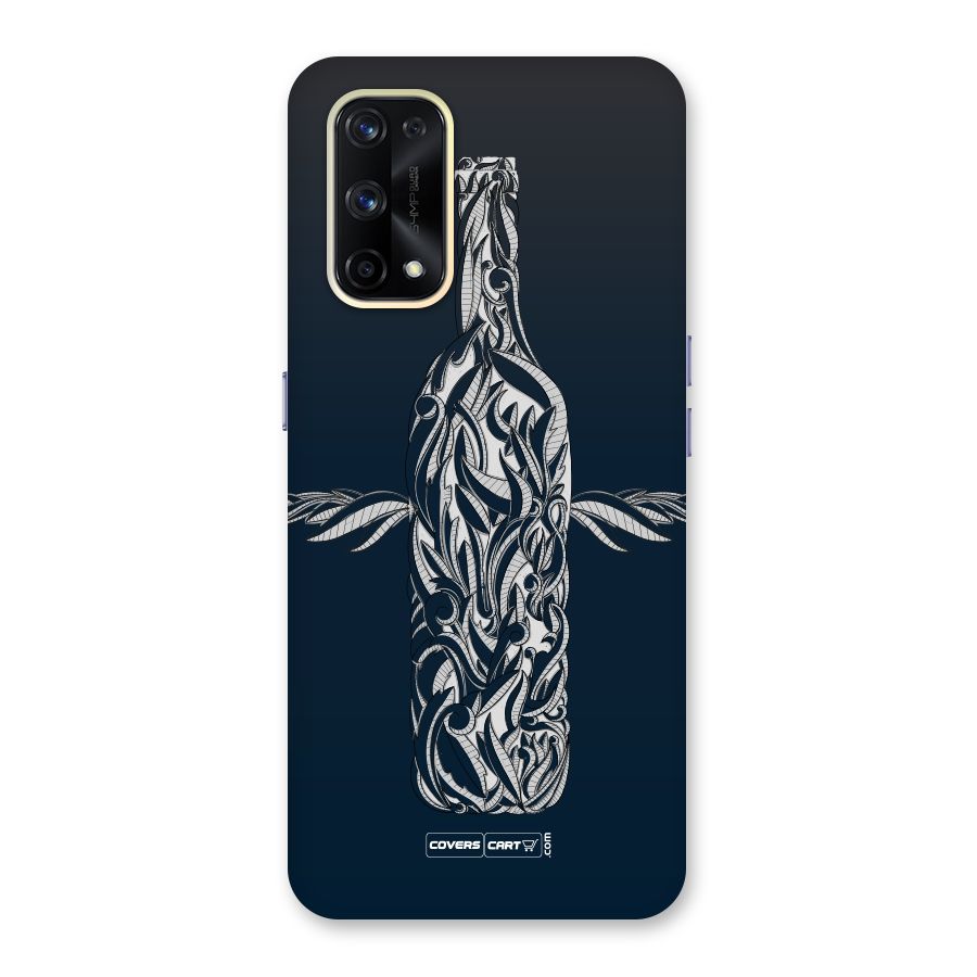 Creative Bottle Glass Back Case for Realme X7 Pro
