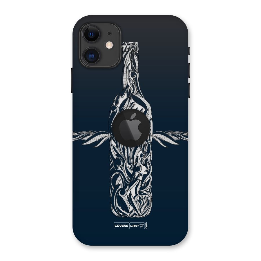 Creative Bottle Back Case for iPhone 11 Logo Cut