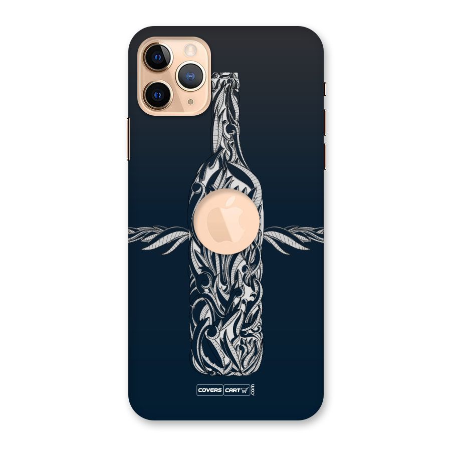 Creative Bottle Back Case for iPhone 11 Pro Max Logo Cut