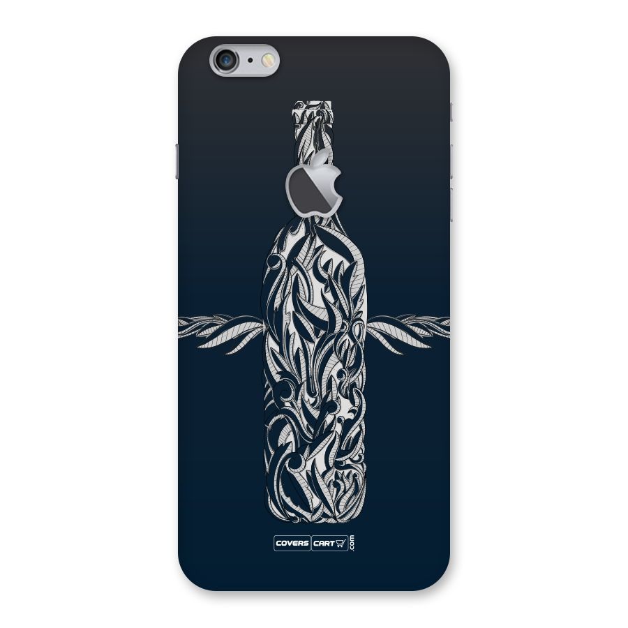Creative Bottle Back Case for iPhone 6 Plus 6S Plus Logo Cut