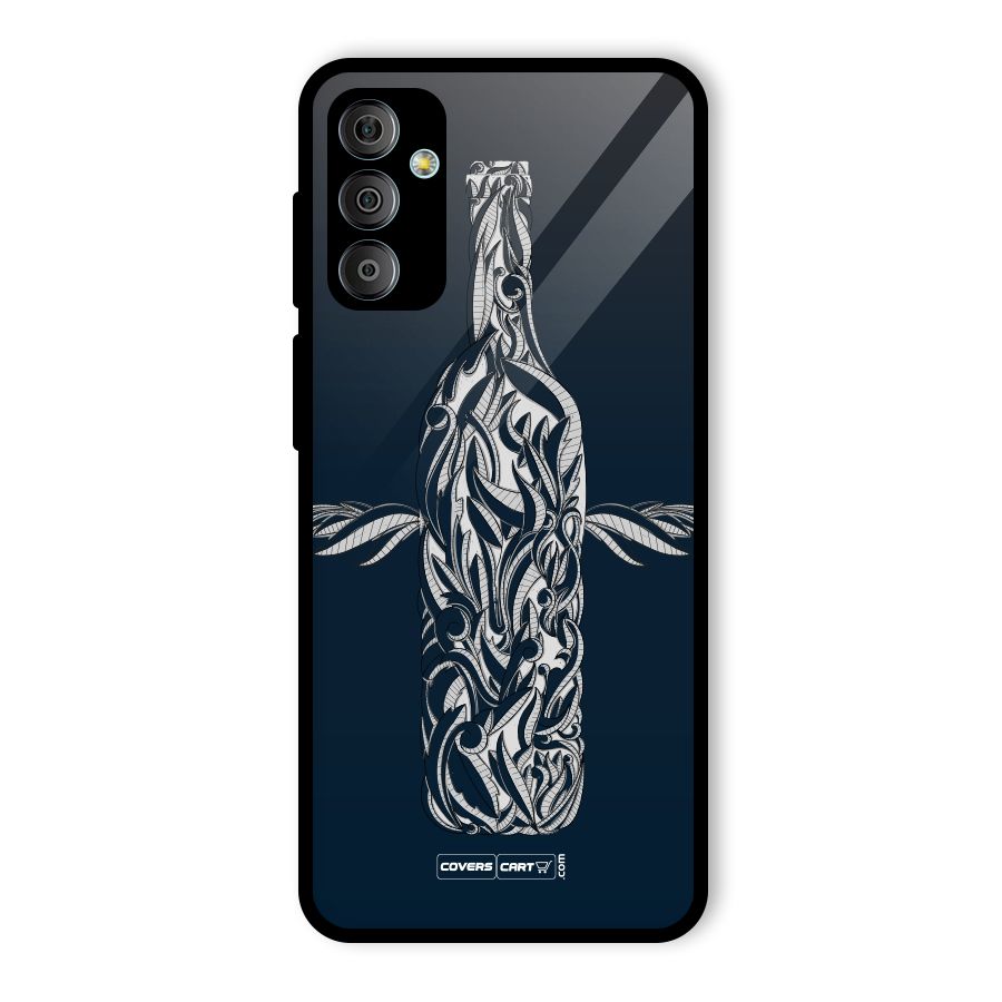 Creative Bottle Glass Back Case for Galaxy F23