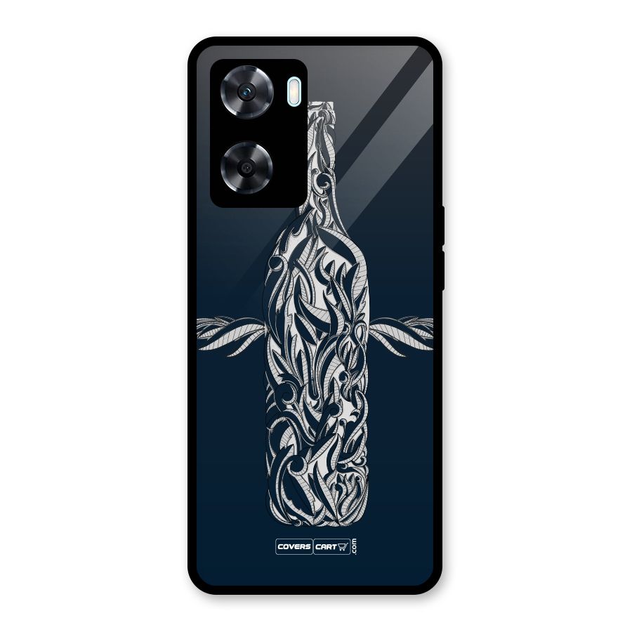 Creative Bottle Glass Back Case for Oppo A77
