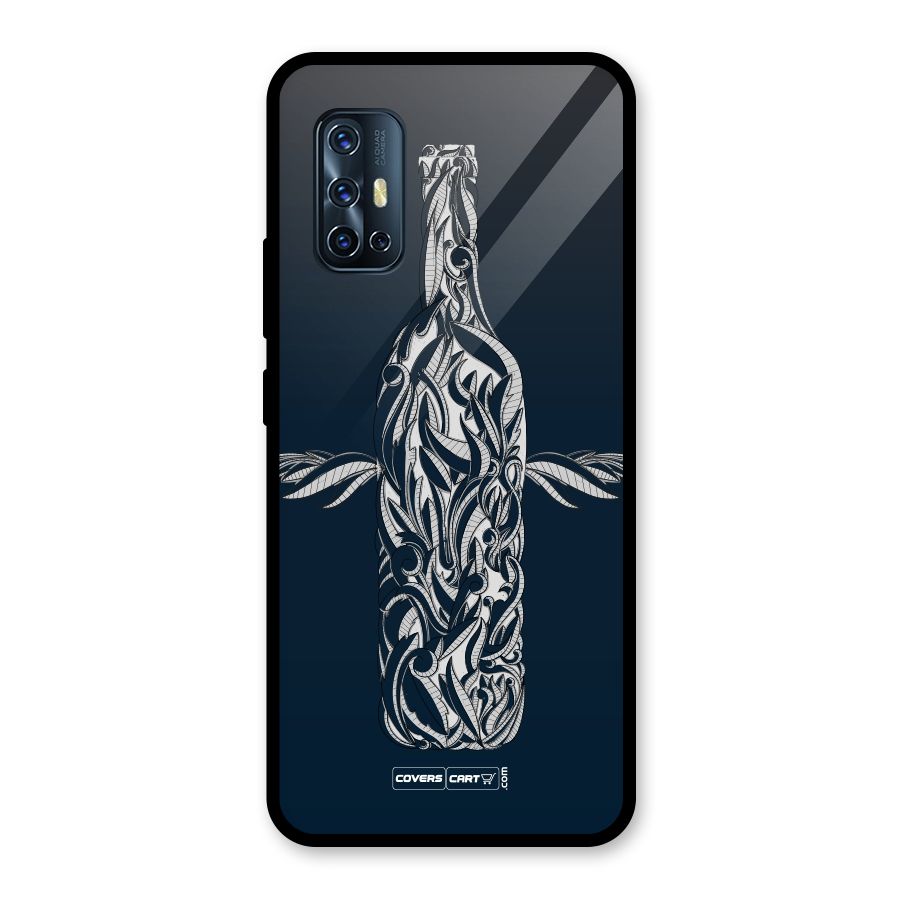 Creative Bottle Glass Back Case for Vivo V17
