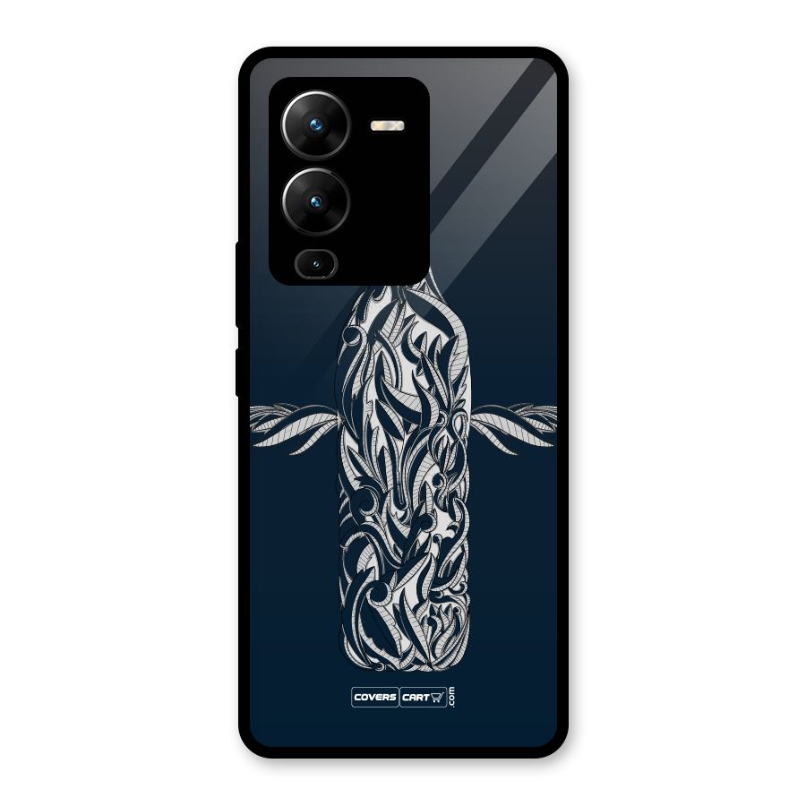 Creative Bottle Glass Back Case for Vivo V25 Pro