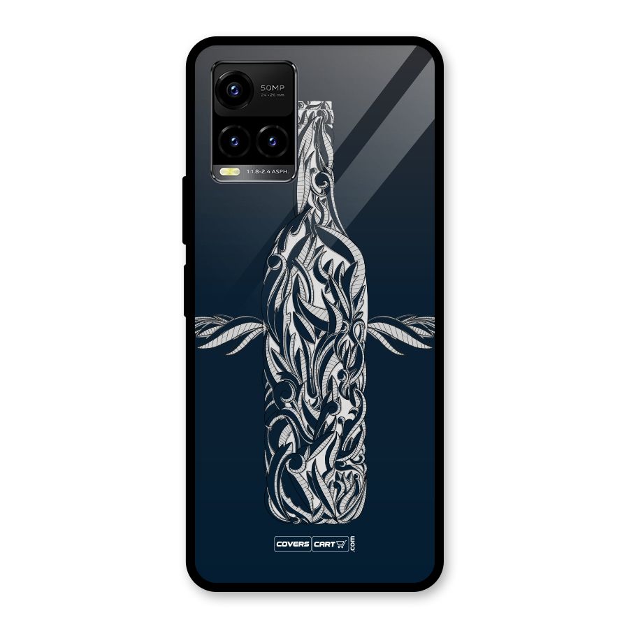 Creative Bottle Glass Back Case for Vivo Y21T