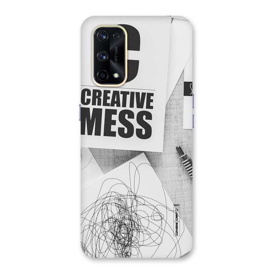 Creative Mess Glass Back Case for Realme X7 Pro