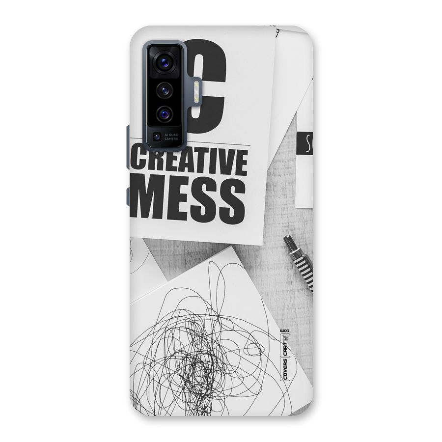 Creative Mess Back Case for Vivo X50